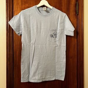 Tulane T-Shirt Wave Krewe Light Blue Green Homecoming Pocket Short Sleeve Small